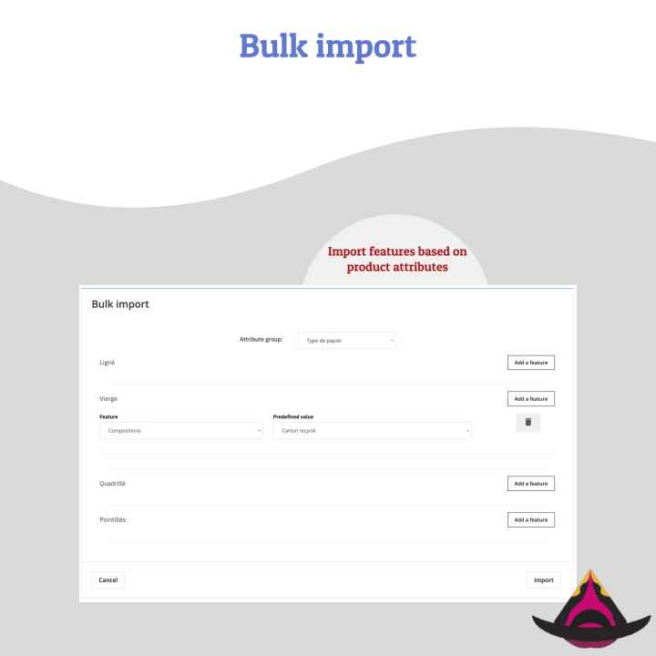Merkmale für Variationen