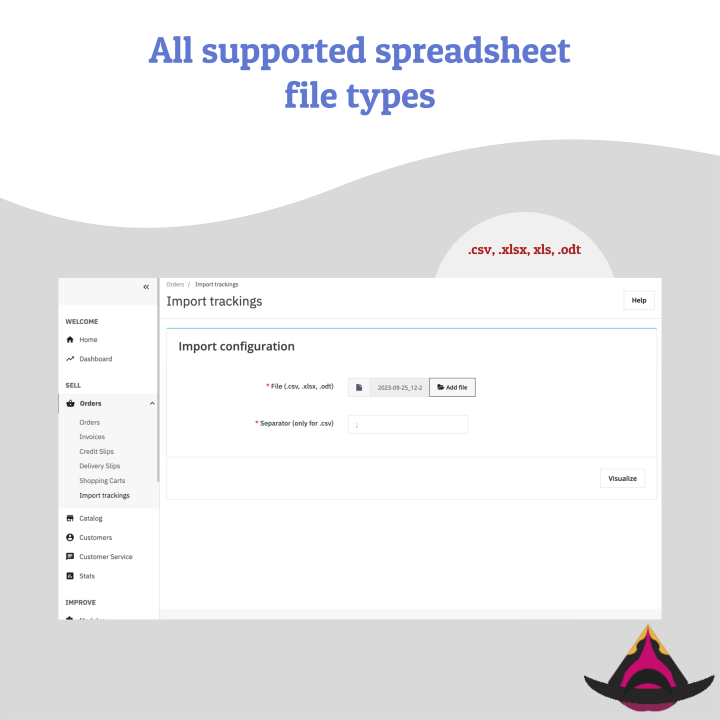Import tracking numbers