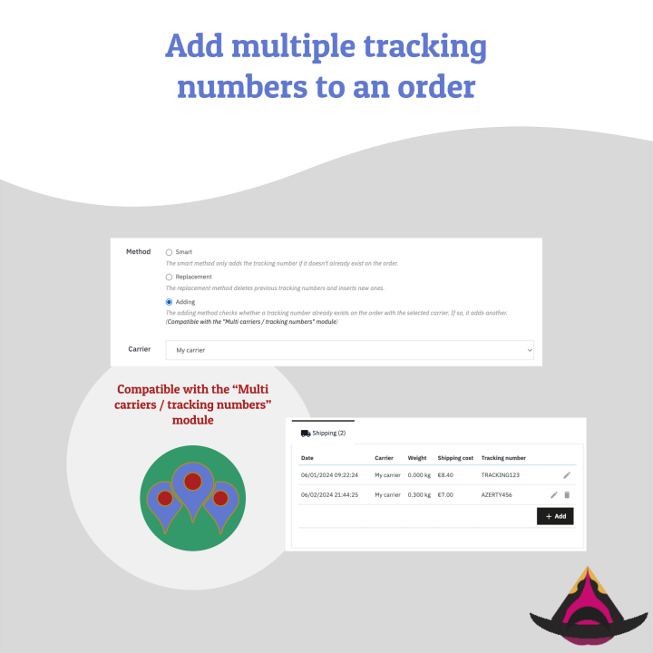 Import von Sendungsnummern / Tracking-Nummern